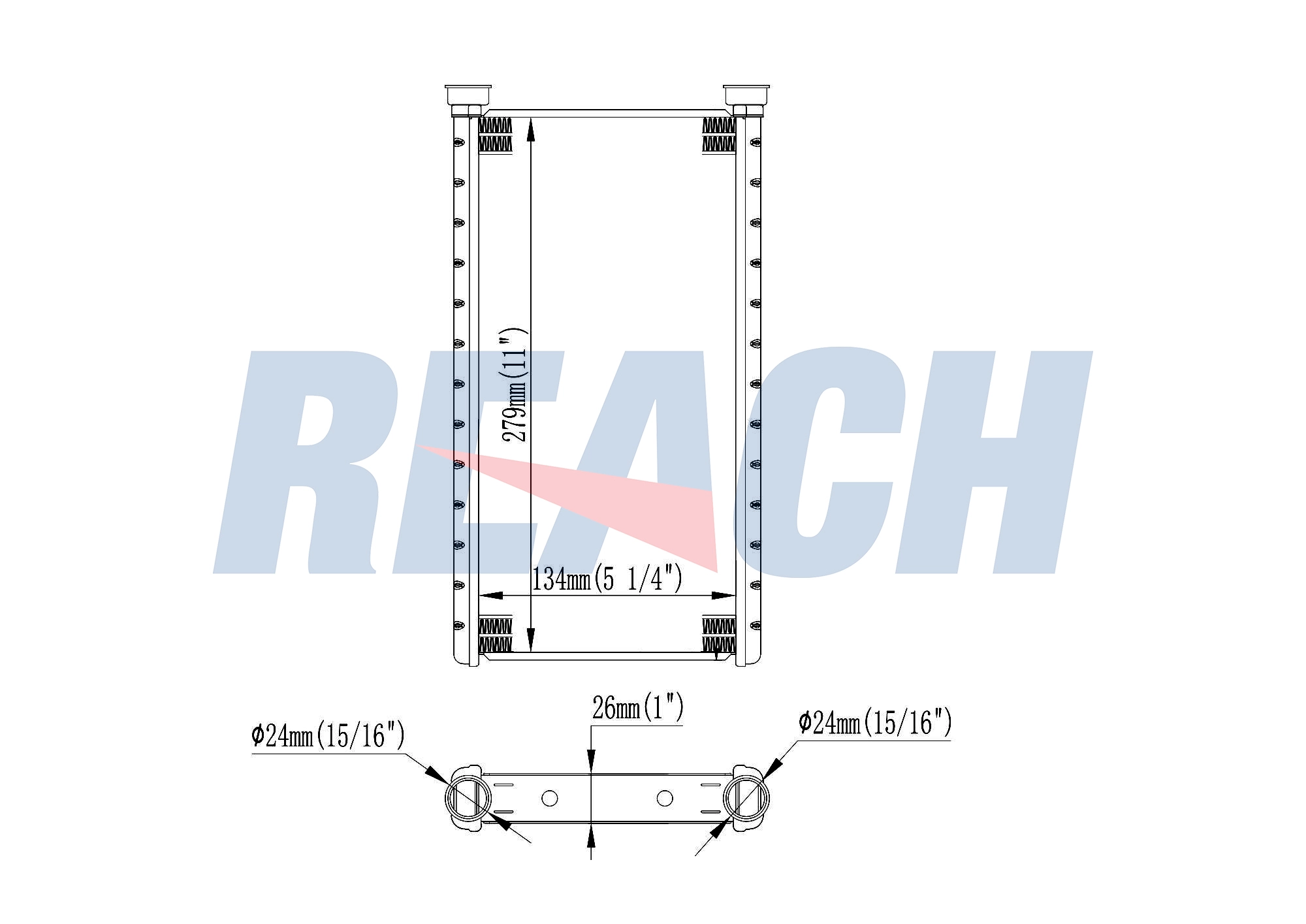 Радиатор печки