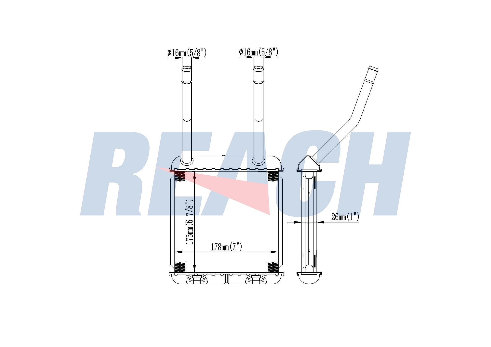 Радиатор печки