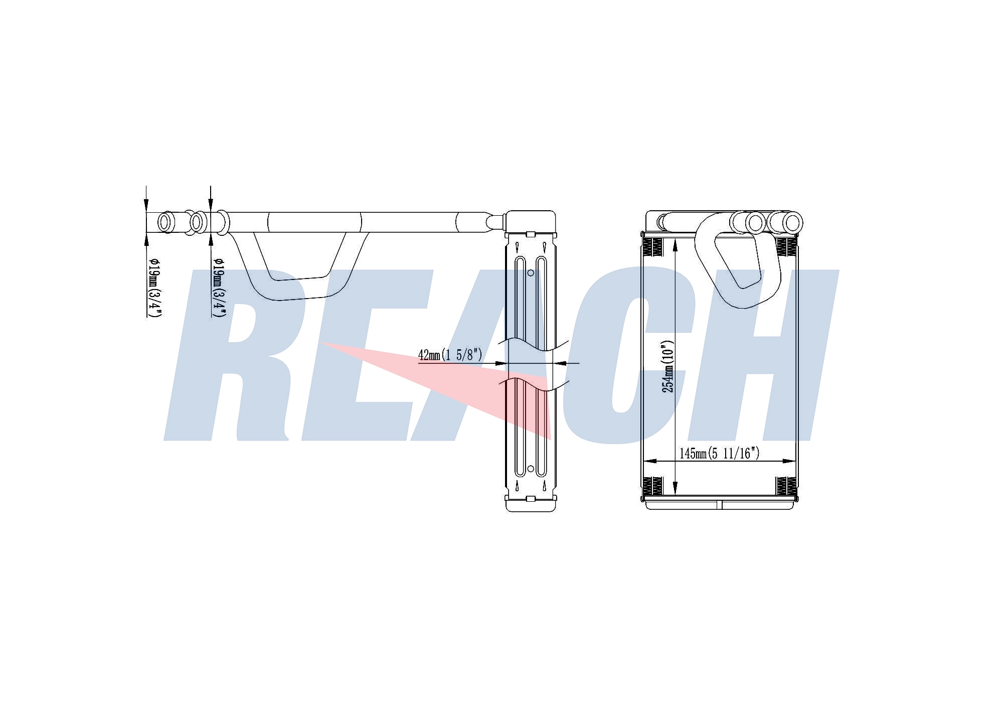 Радиатор печки
