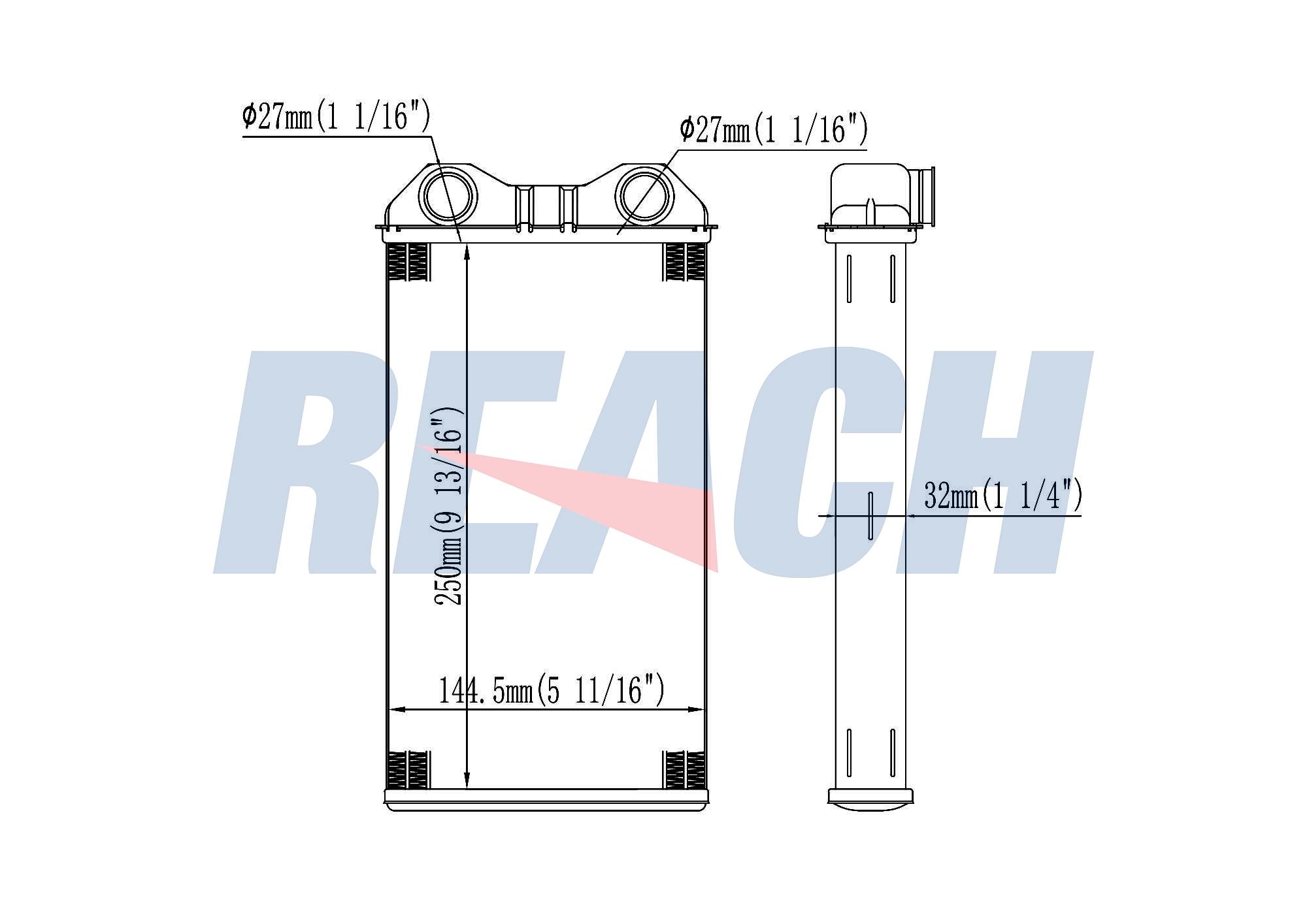 Радиатор печки