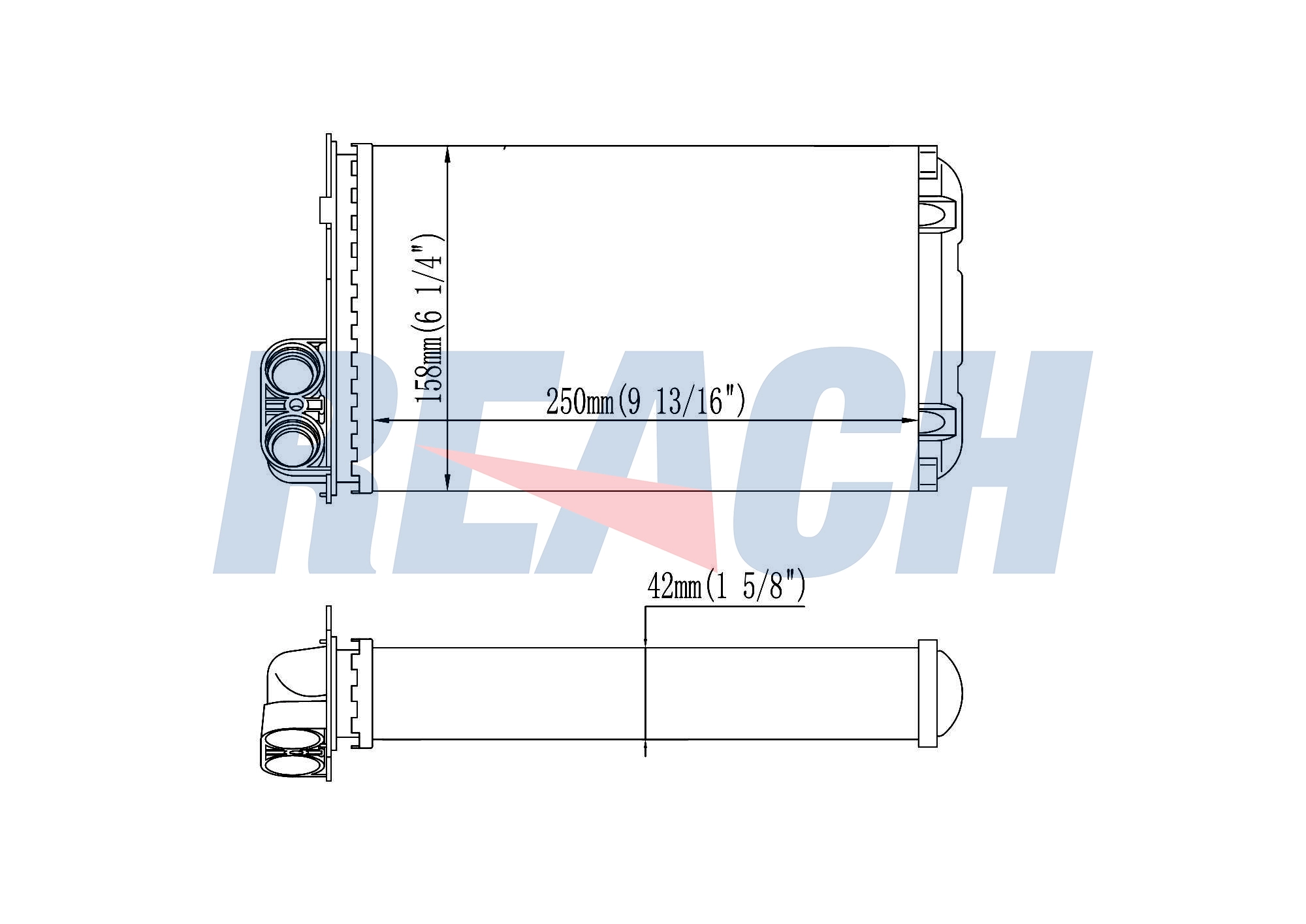 Радиатор печки