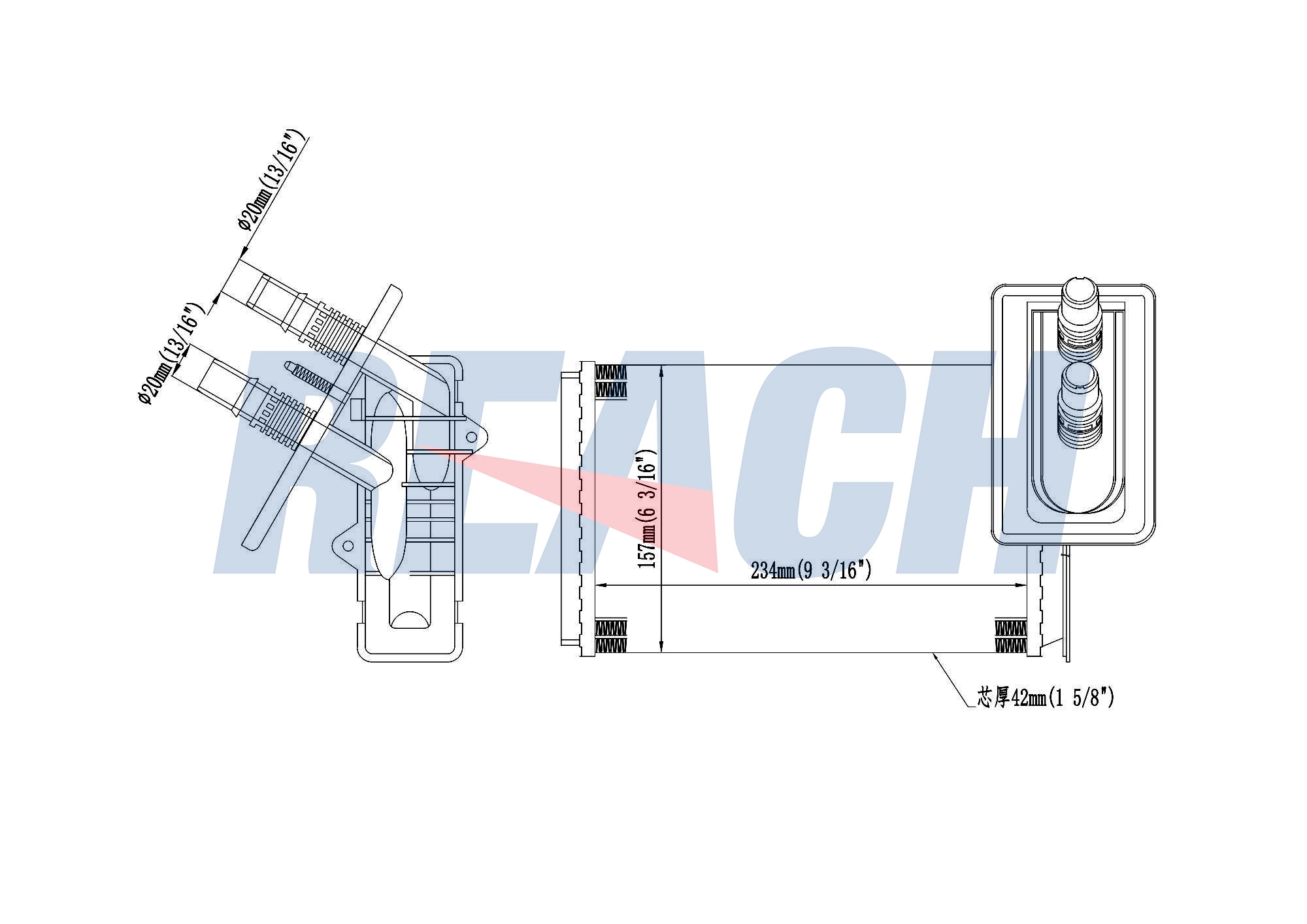Радиатор печки