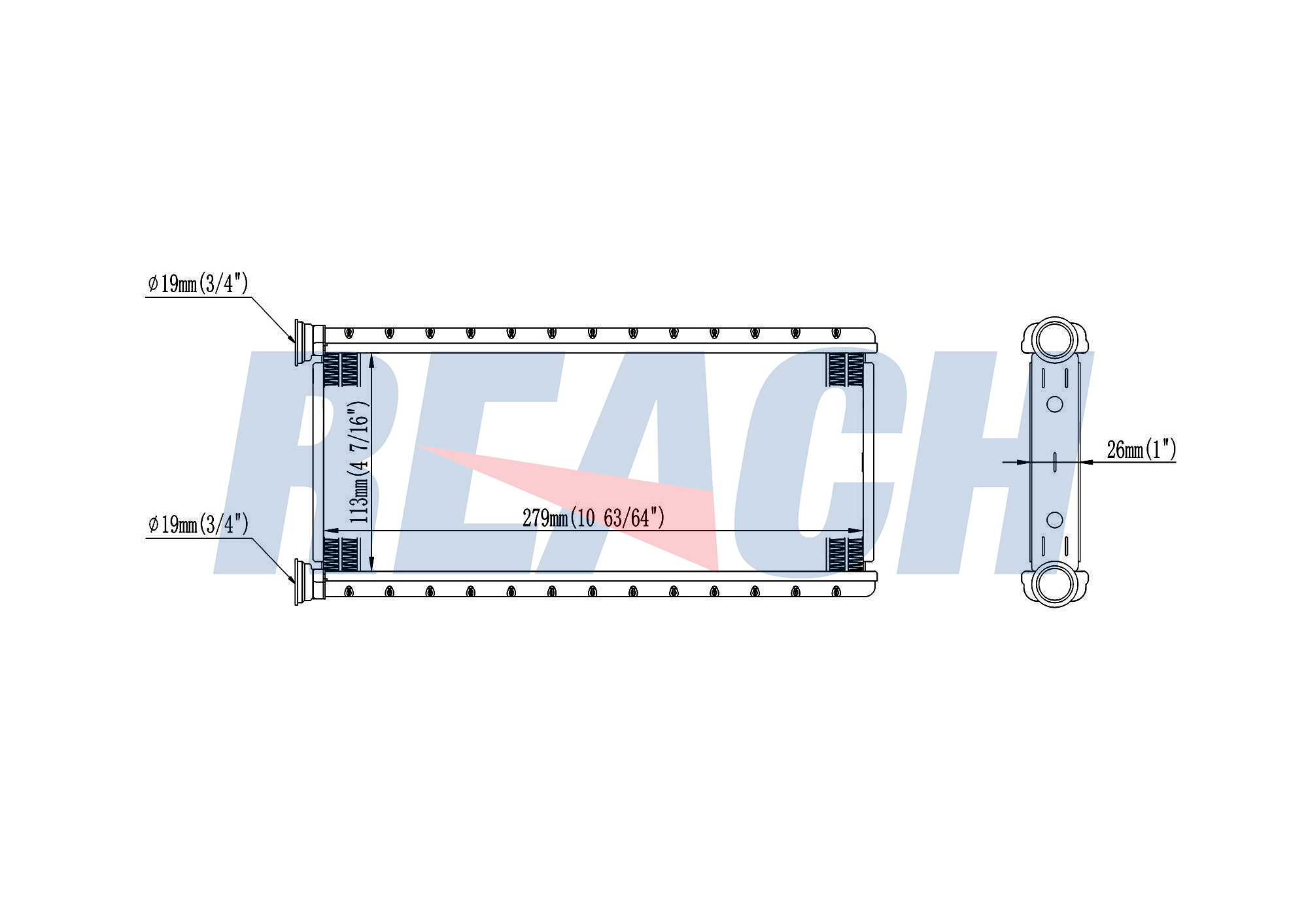 Радиатор печки