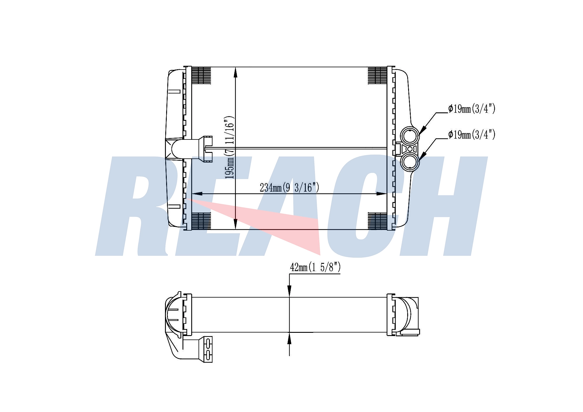 Радиатор печки