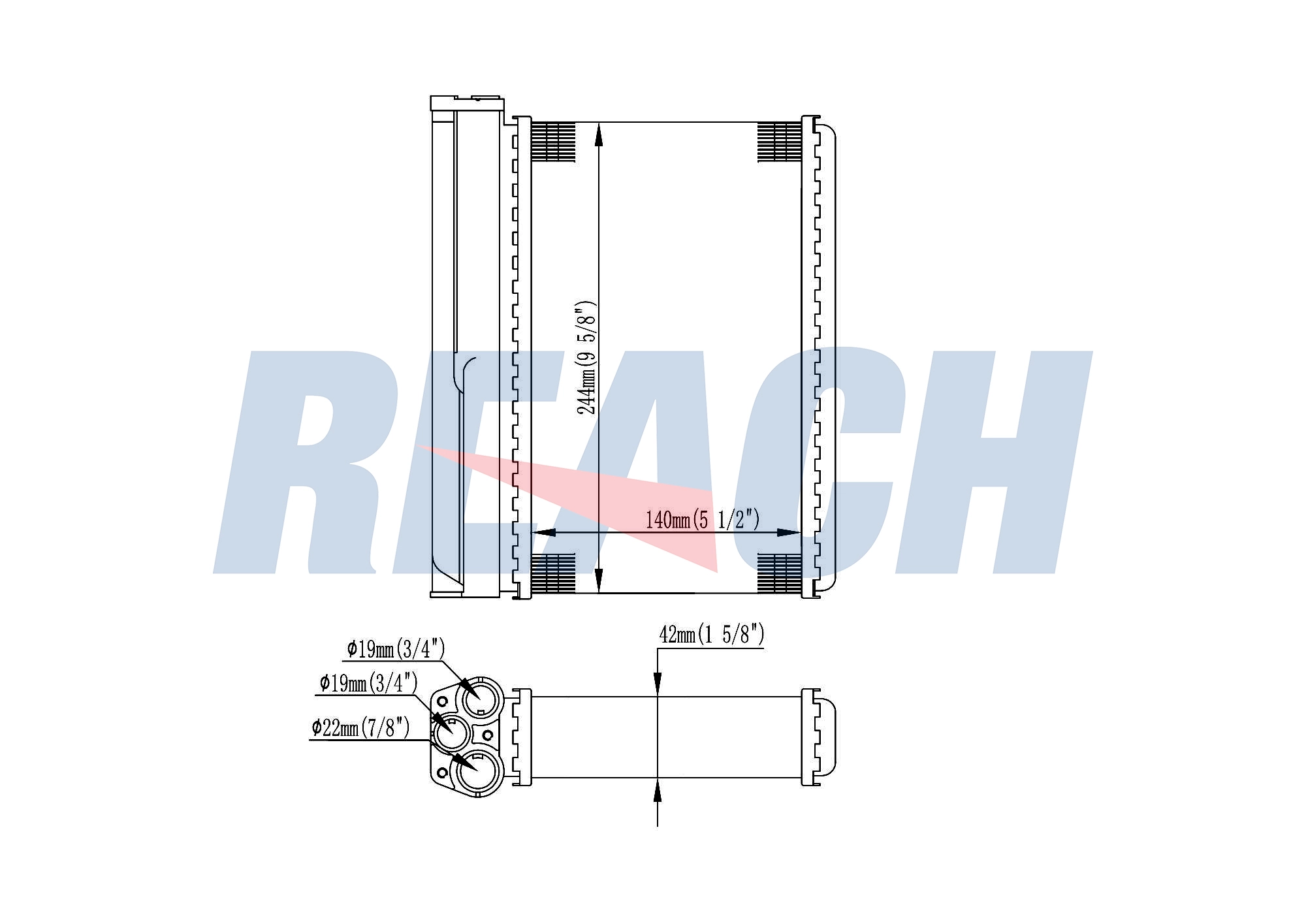 Радиатор печки