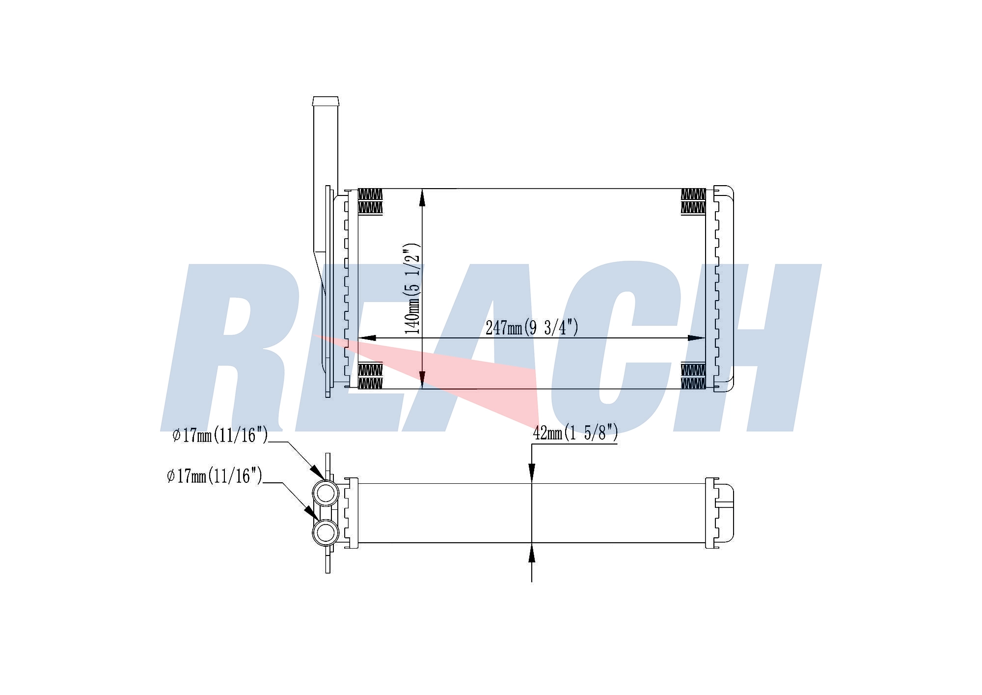 Радиатор печки