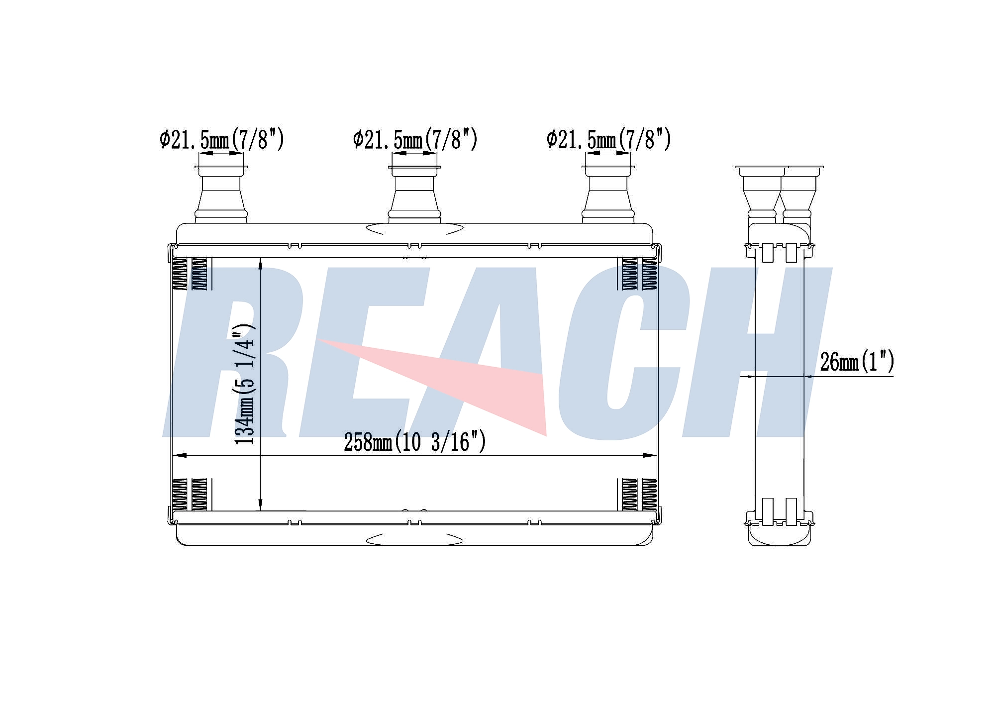 Радиатор печки