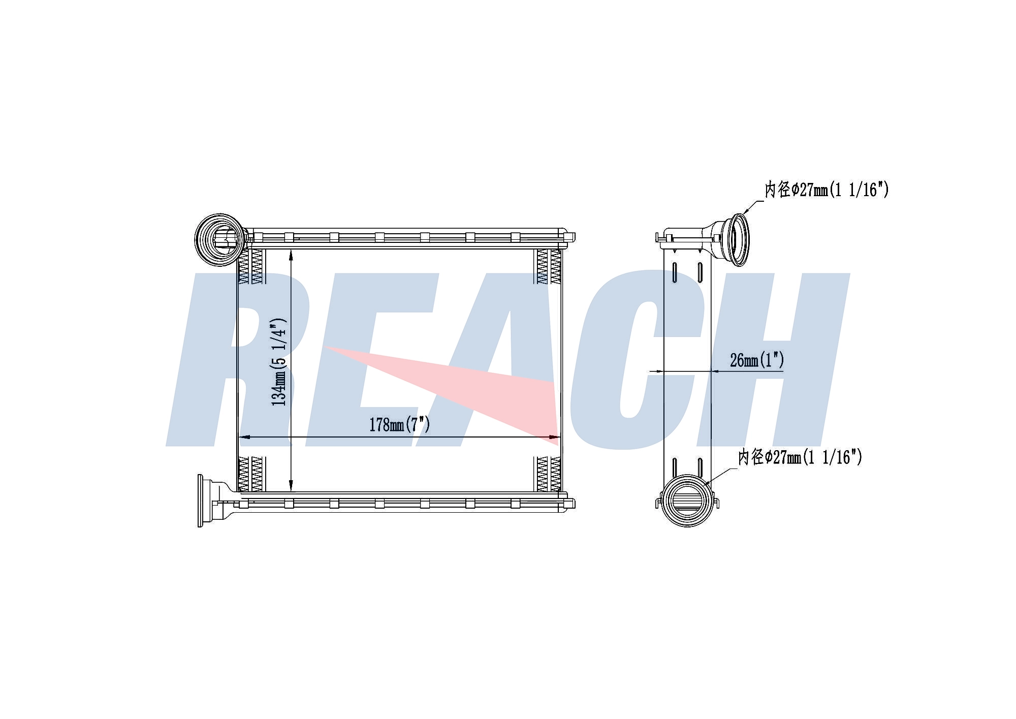 Радиатор печки