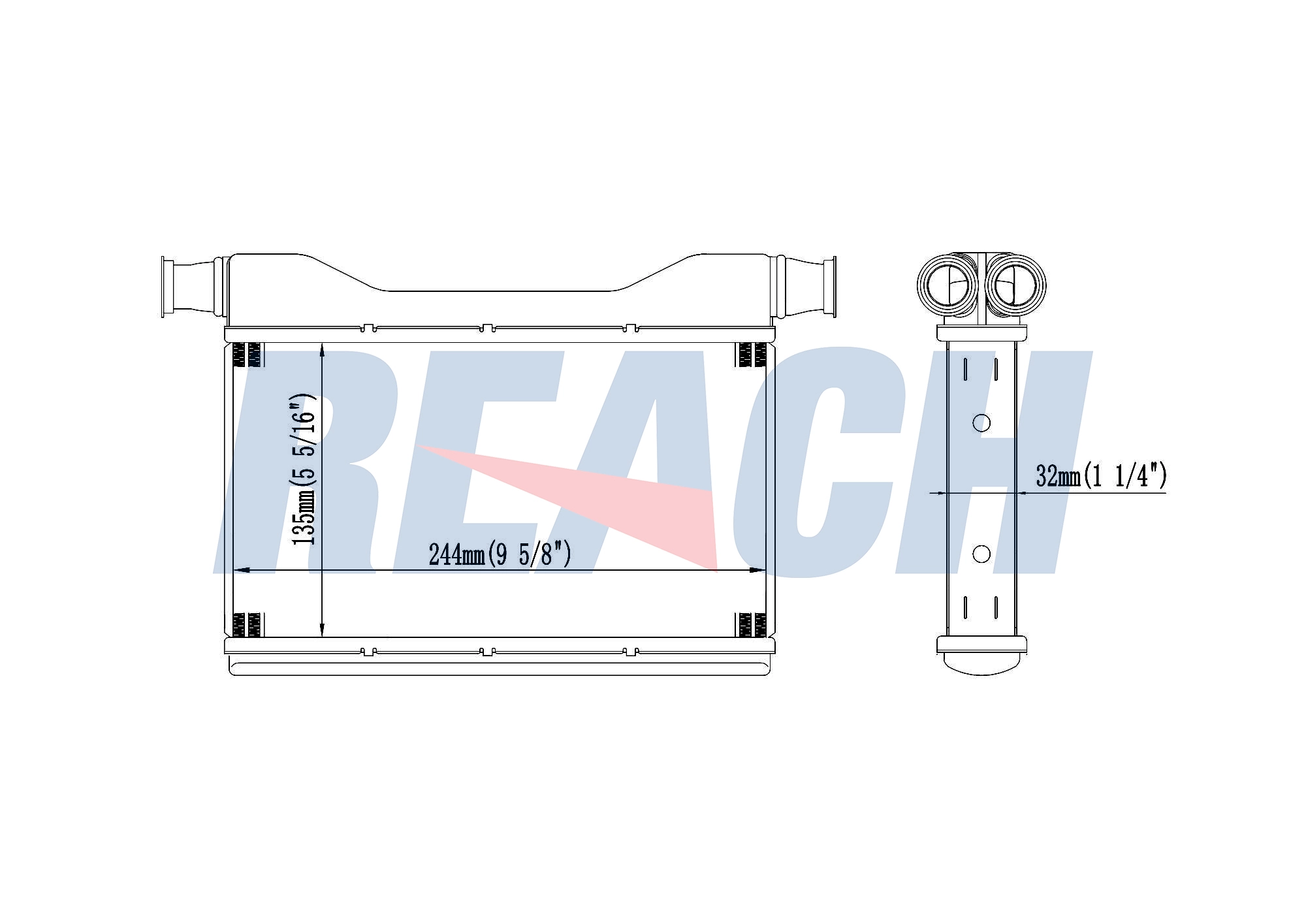 Радиатор печки