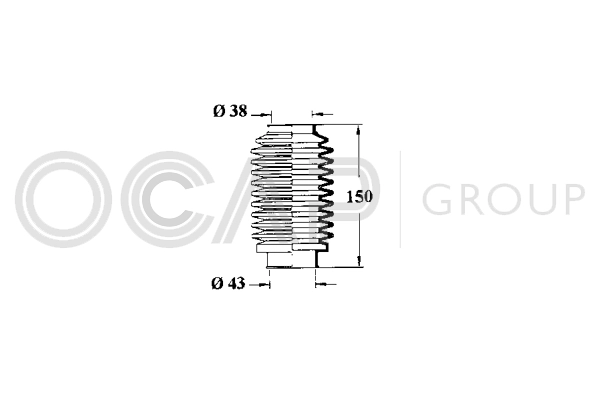 Пыльник рулевой рейки