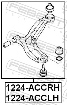 FEBEST 1224-ACCLH - Рычаг
