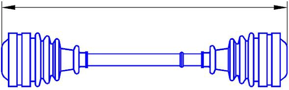 Приводной вал (полуось)