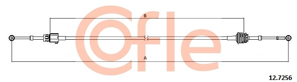 COFLE 12.7256 - Трос КПП