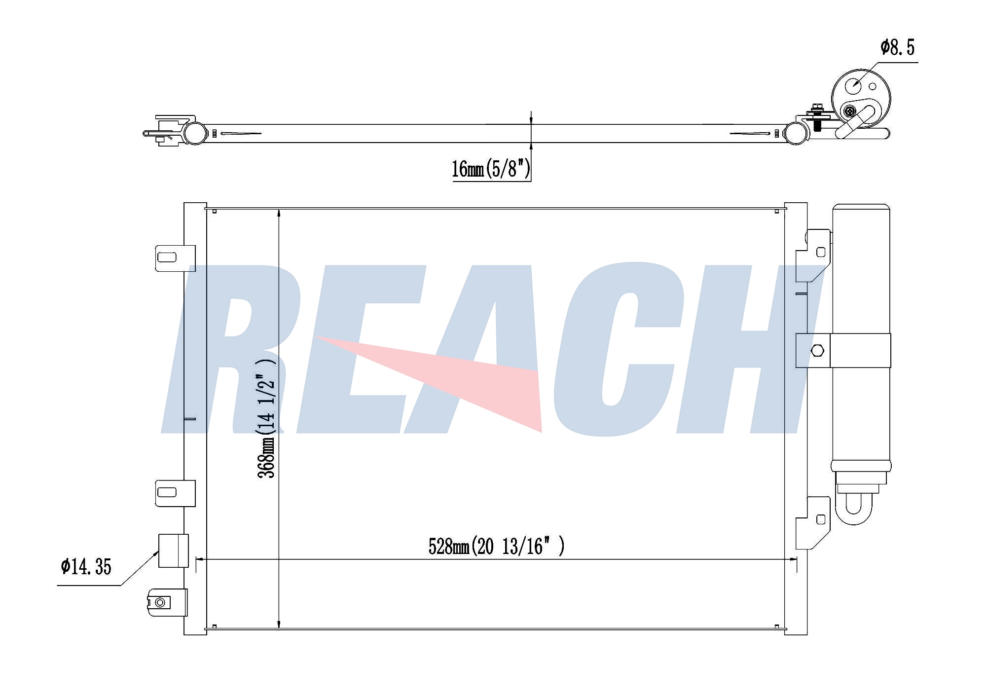 Радиатор кондиционера