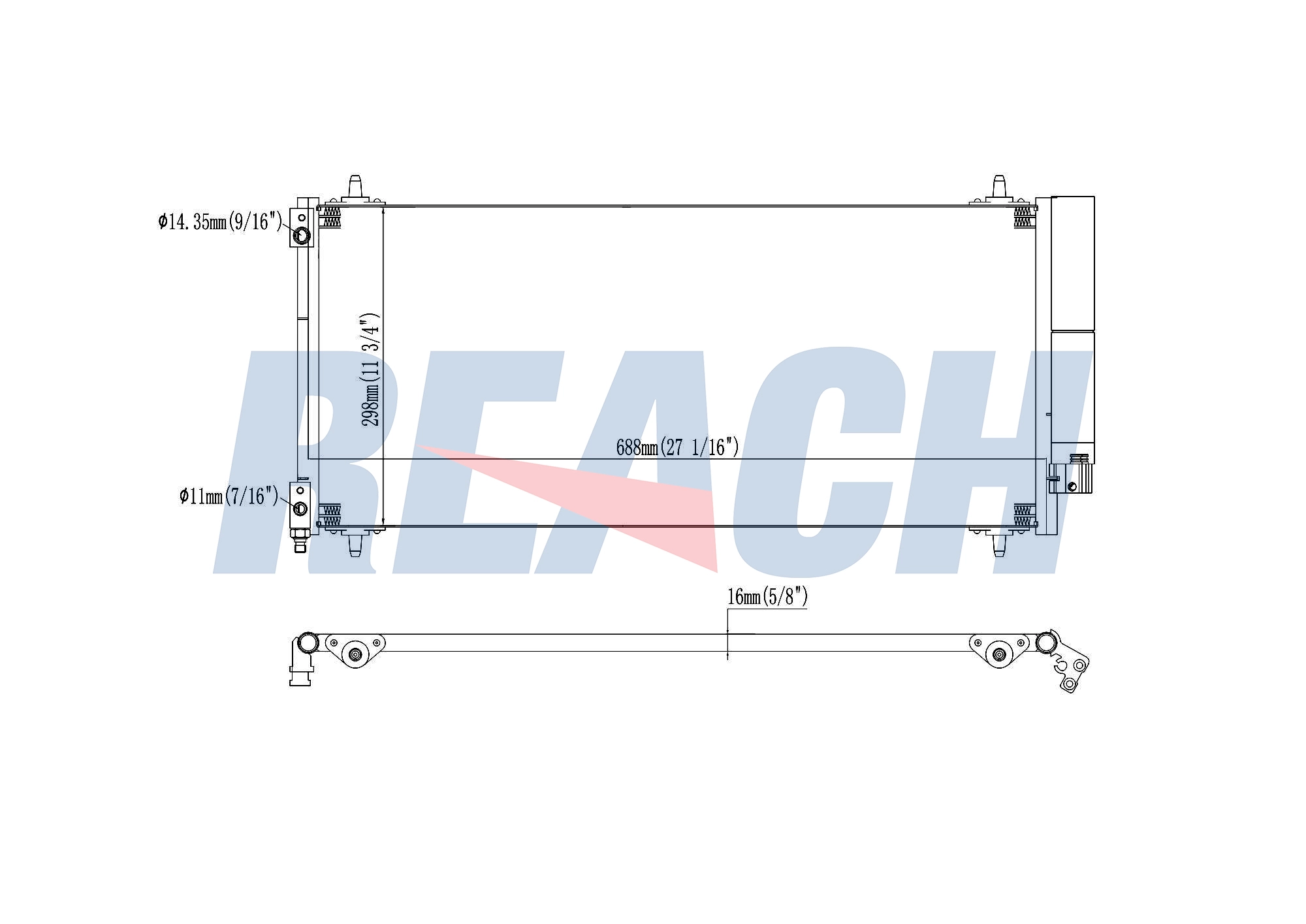 Радиатор кондиционера