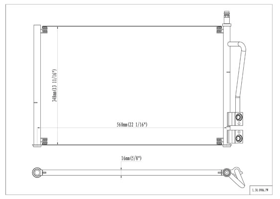 Радиатор кондиционера