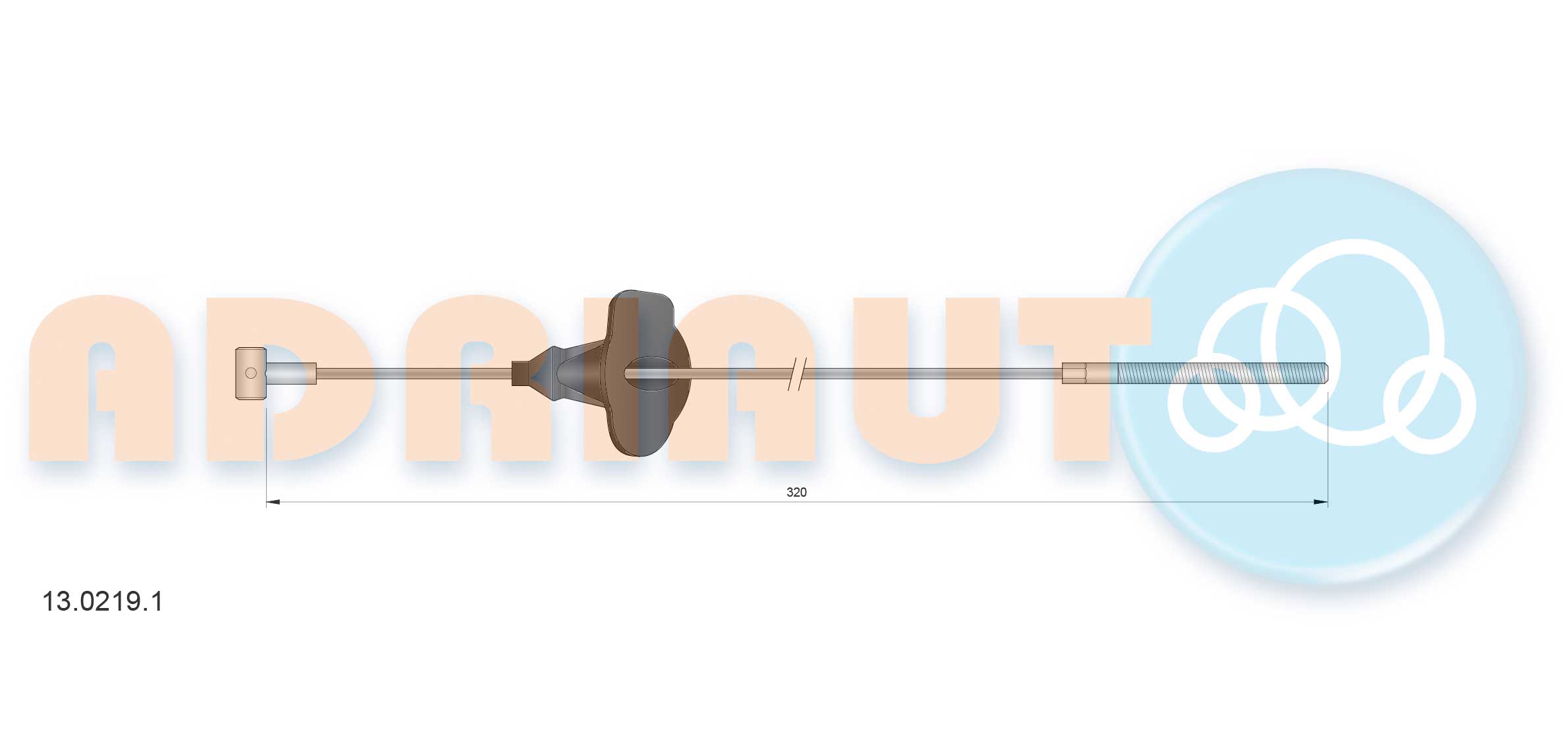 Трос ручника