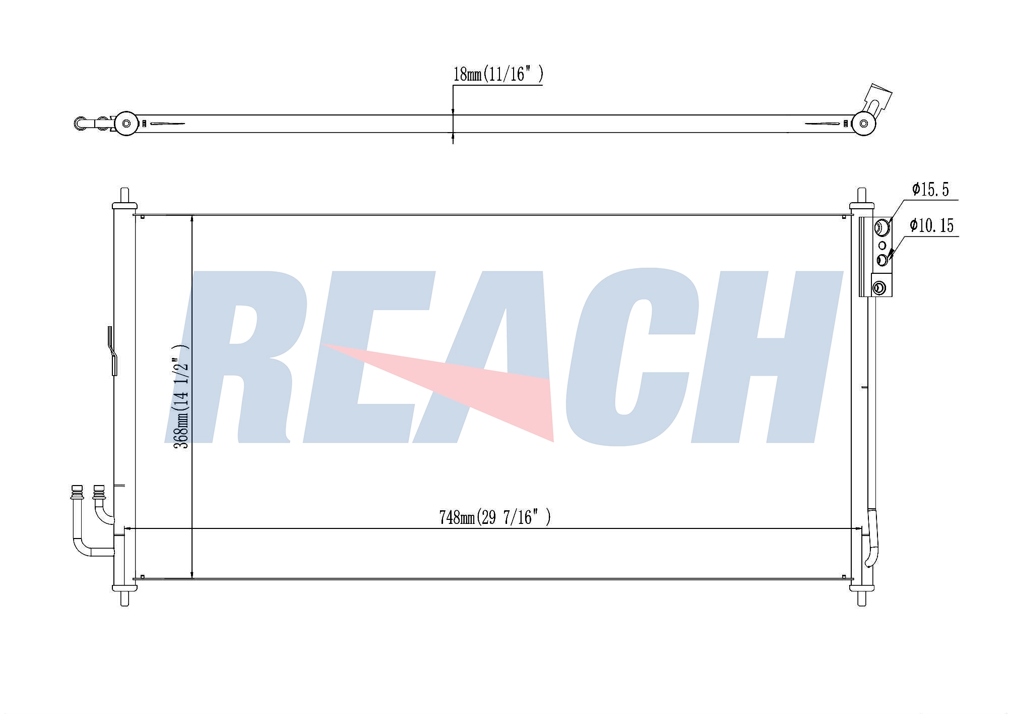 Радиатор кондиционера