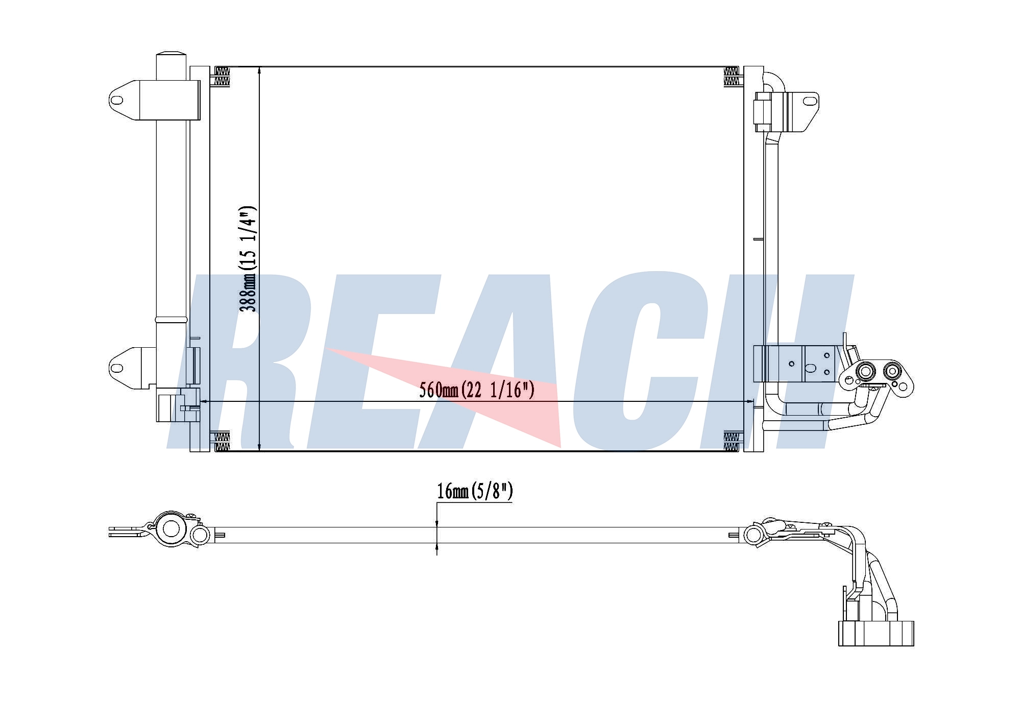 Радиатор кондиционера