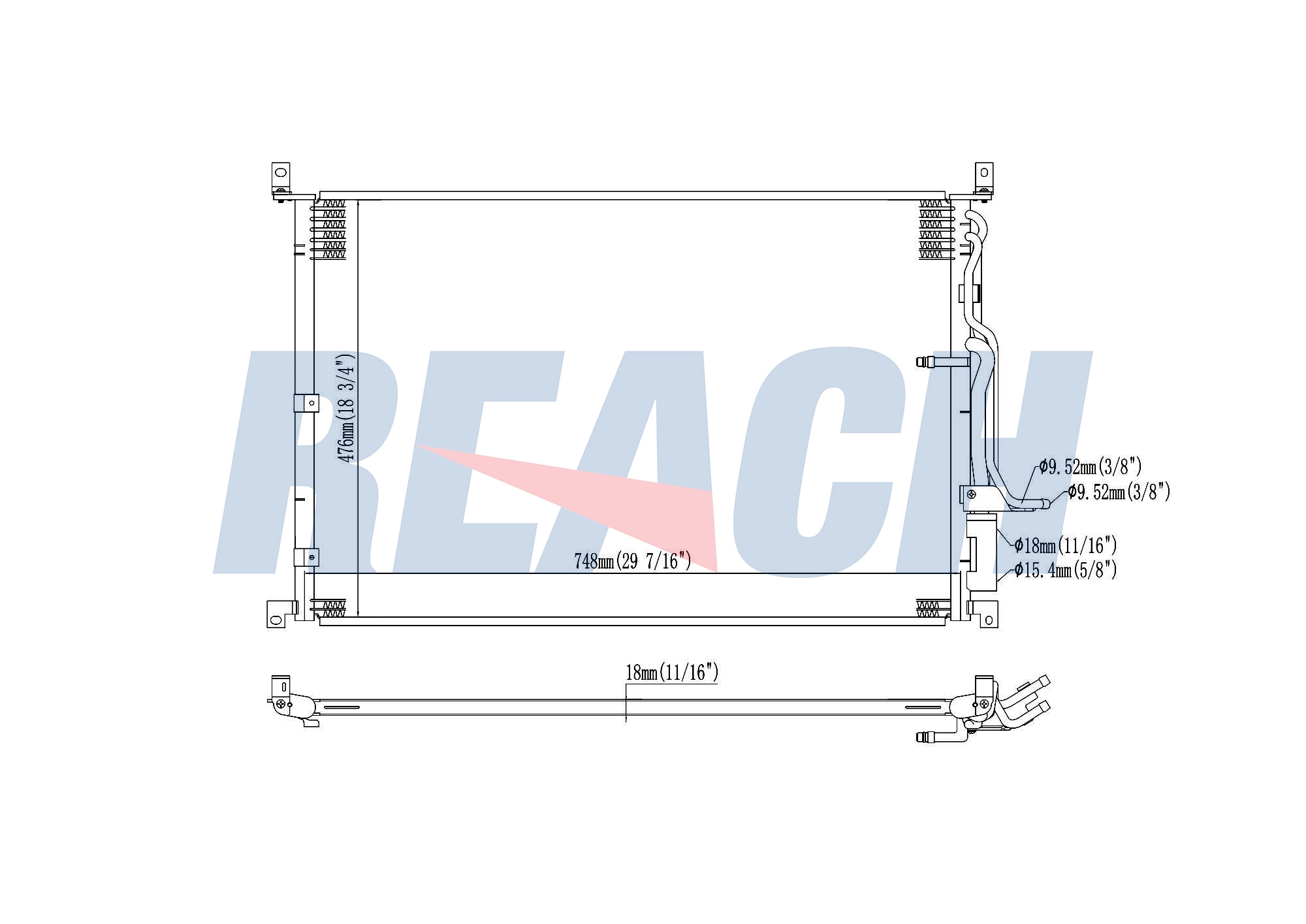 Радиатор кондиционера