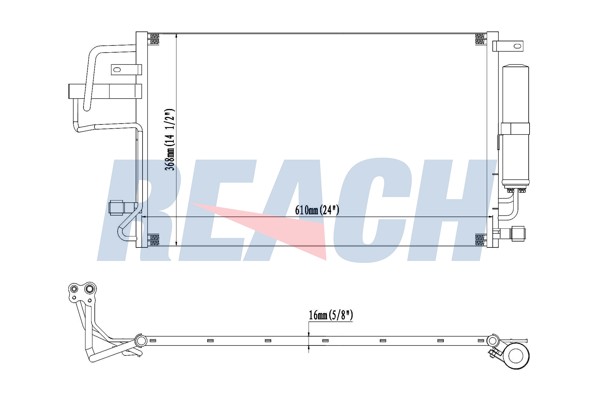 Радиатор кондиционера