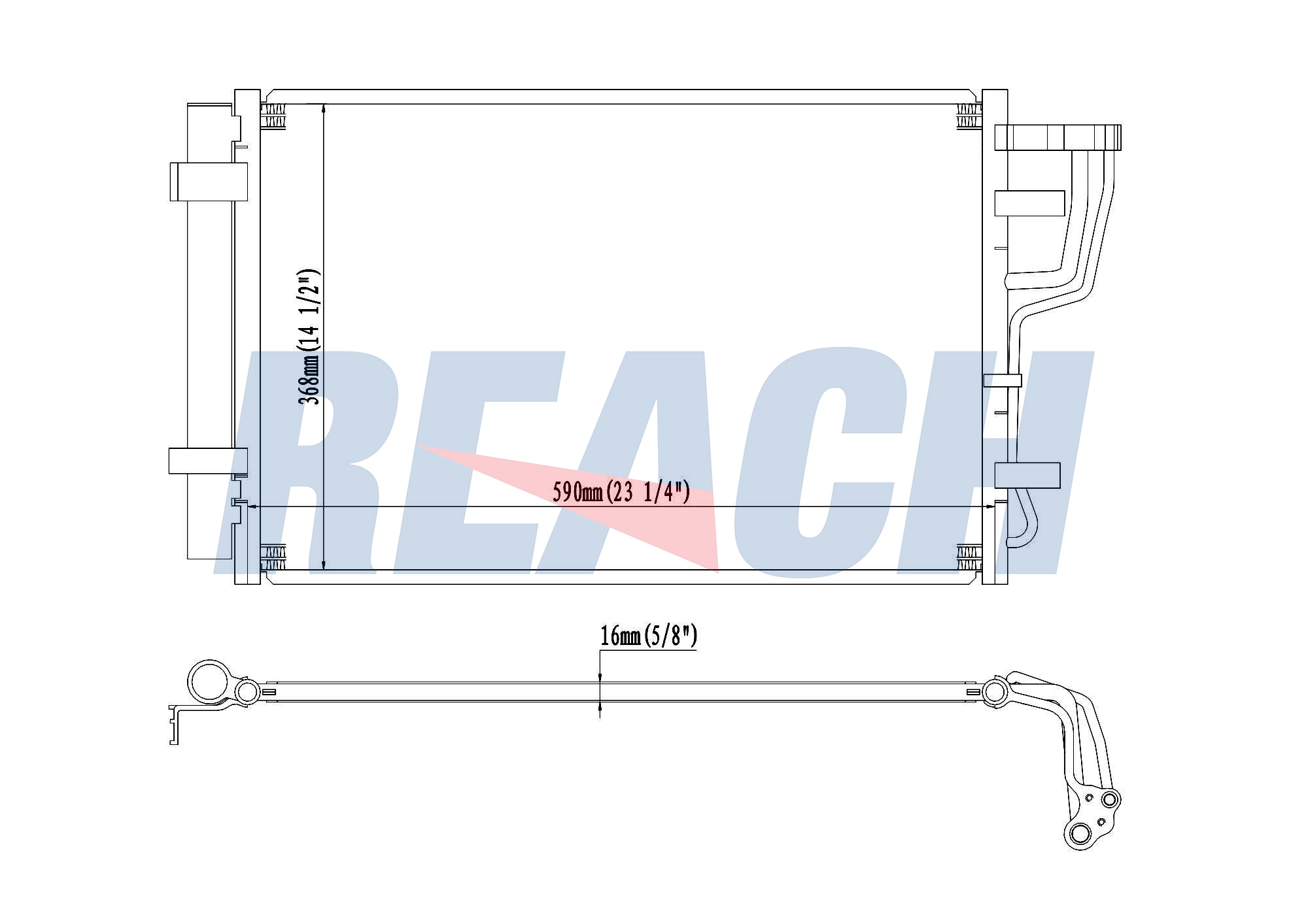 Радиатор кондиционера