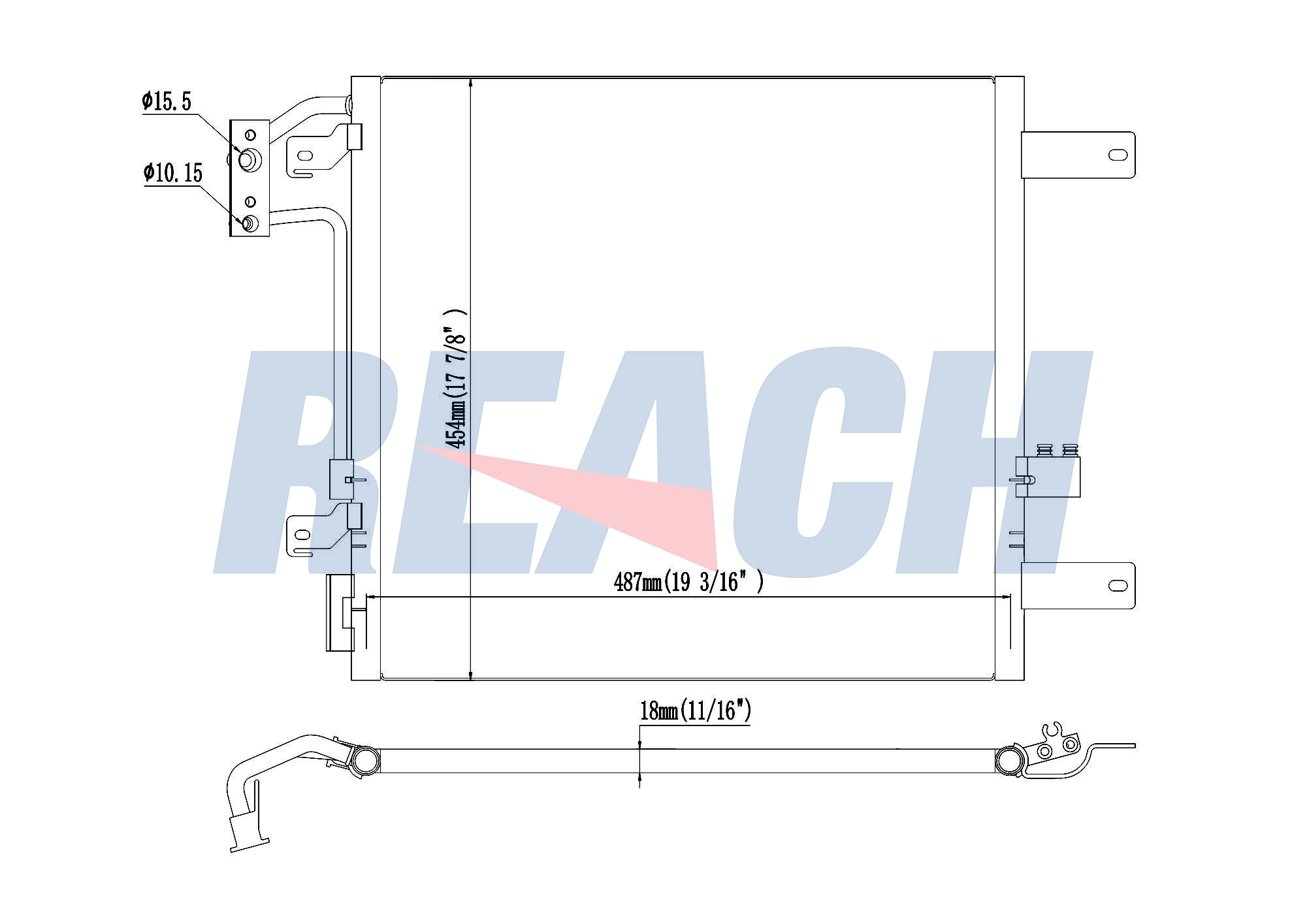 Радиатор кондиционера