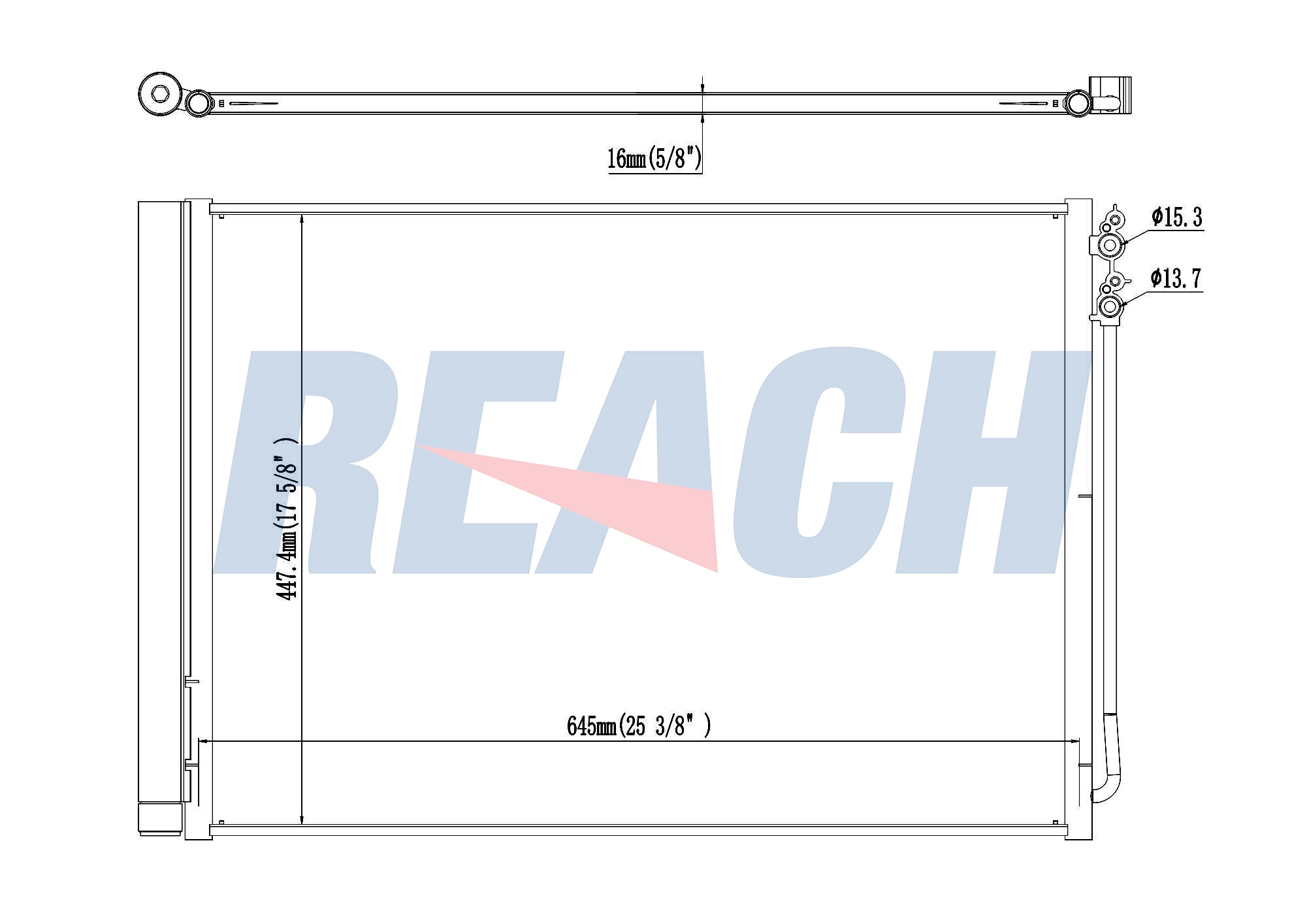 Радиатор кондиционера
