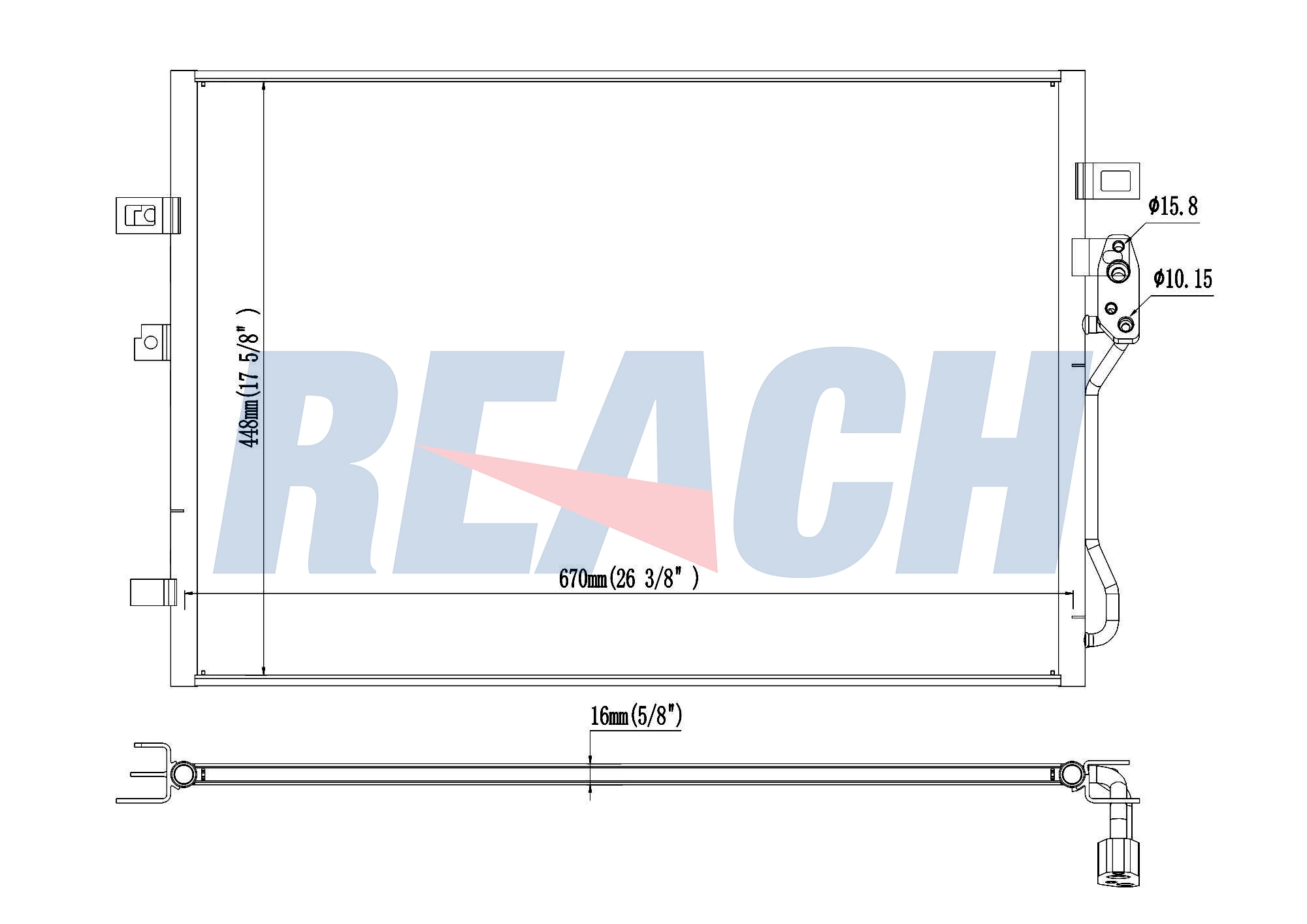 Радиатор кондиционера