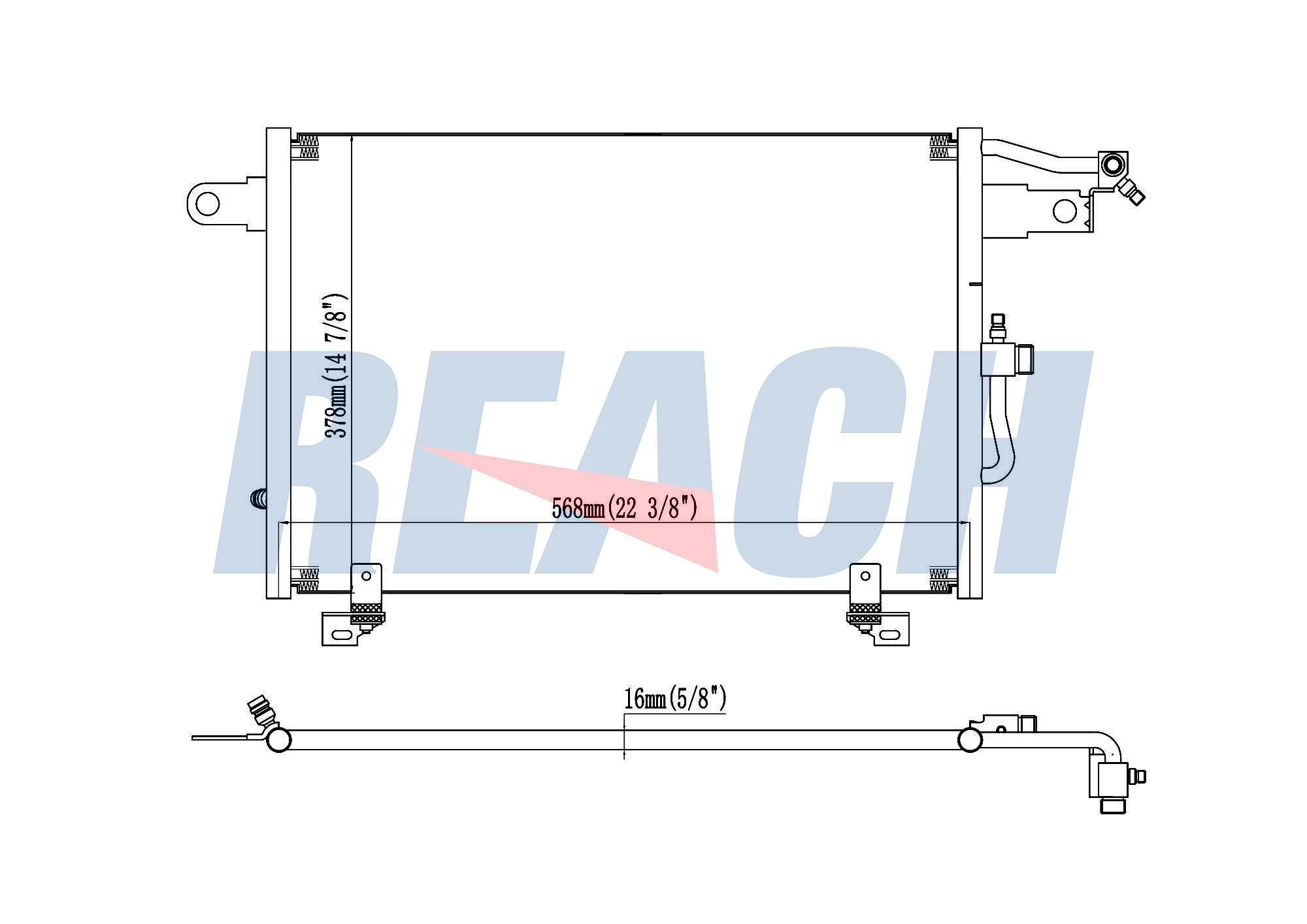 Радиатор кондиционера