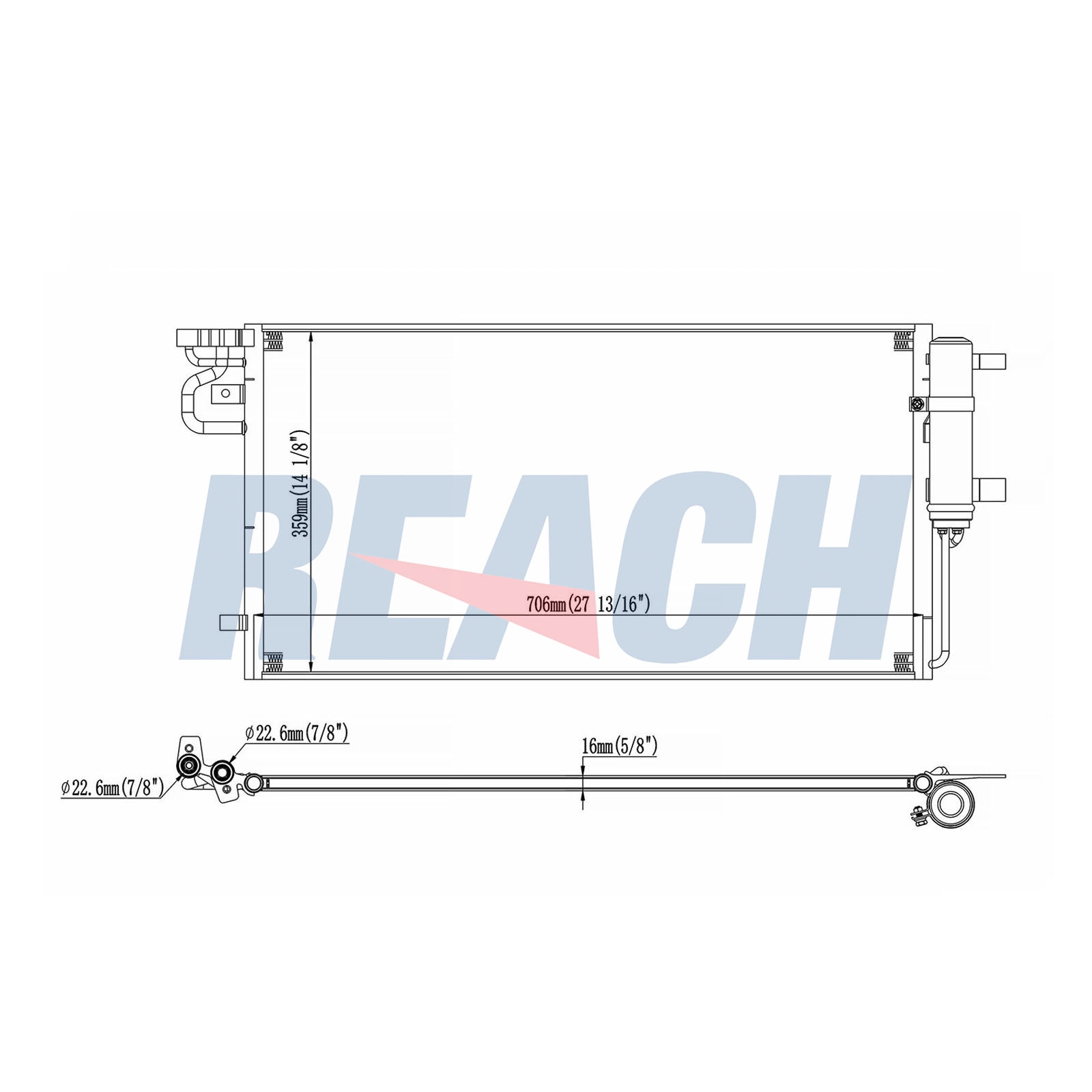 Радиатор кондиционера