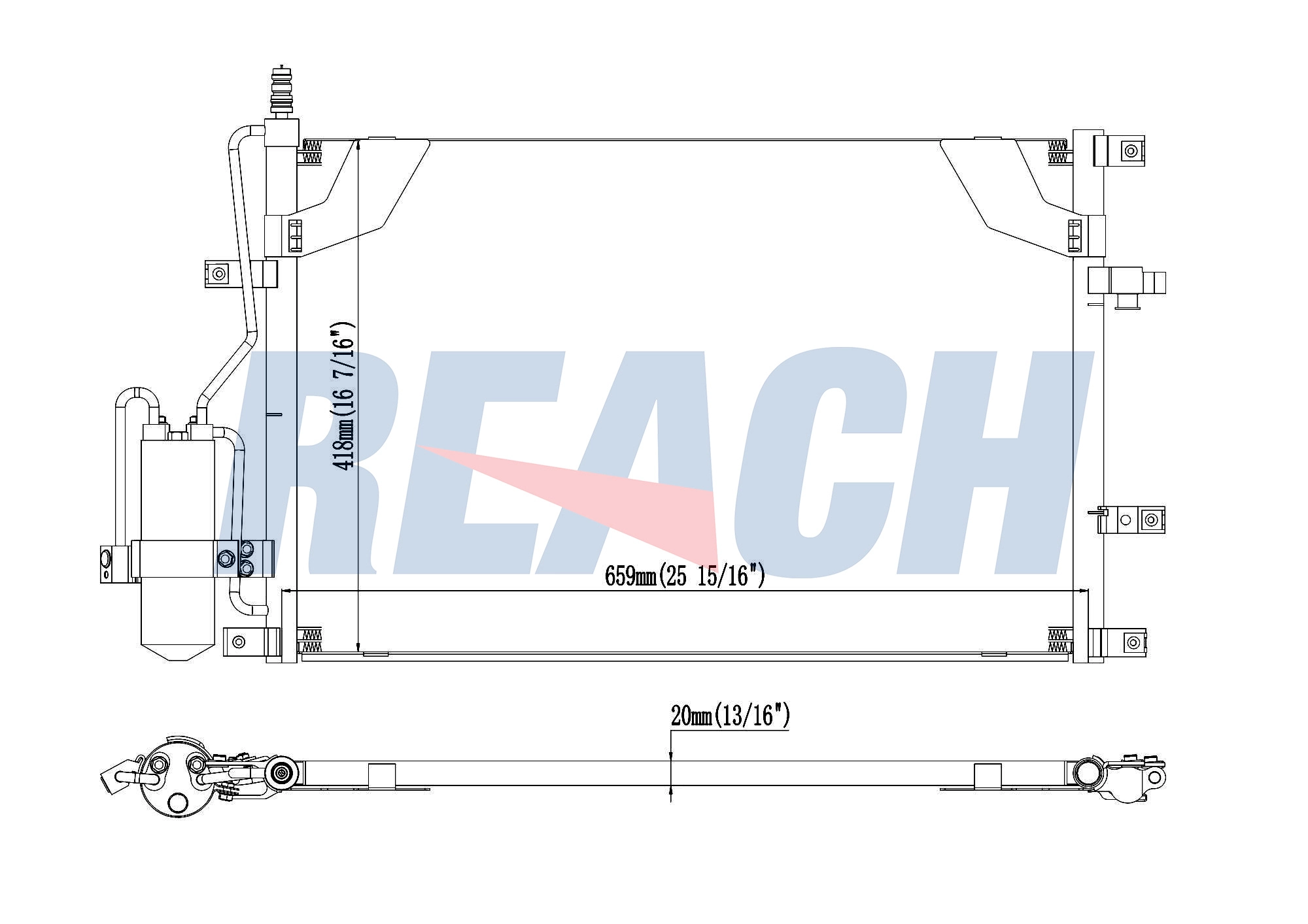 Радиатор кондиционера