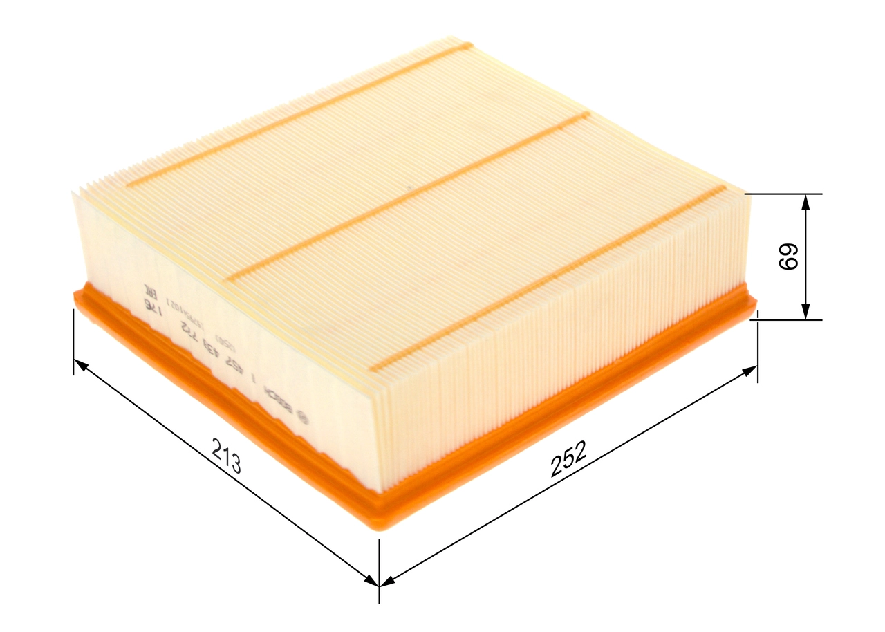 BOSCH 1 457 433 772 - Воздушный фильтр