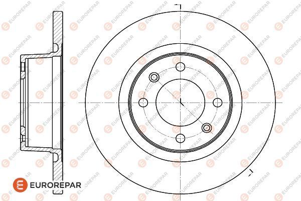 EUROREPAR 1618861680 - Тормозные диски