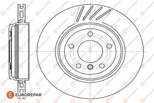 EUROREPAR 1618888780 - Тормозные диски