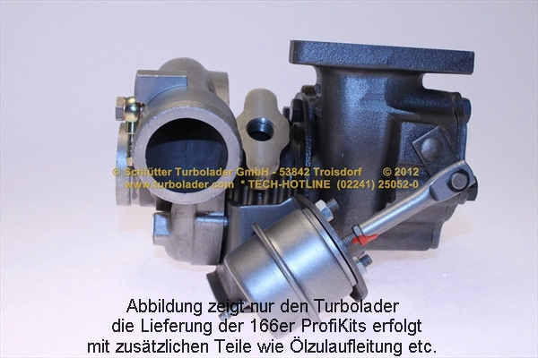 SCHLÜTTER TURBOLADER 166-00030EOL - Компрессор, наддув END of LIFE PROFIKIT - Original Schlütter REMAN TURBO