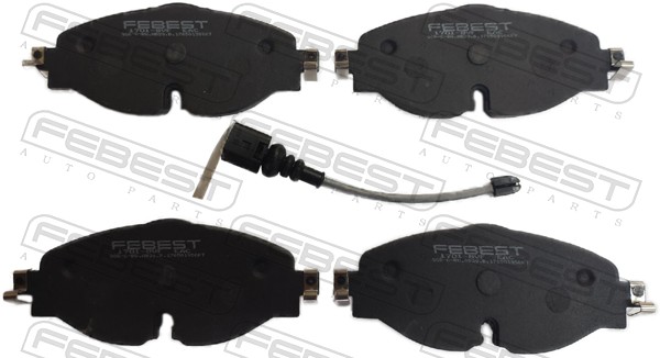 FEBEST 1701-8VF - Тормозные колодки 