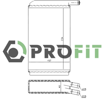 Радиатор печки