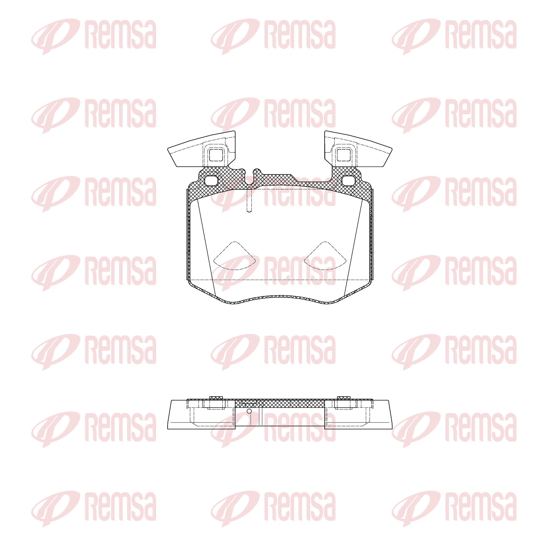 REMSA 1883.00 - Тормозные колодки 