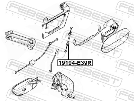 Тросик двери