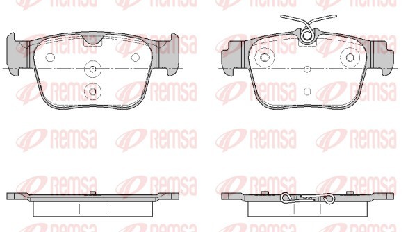 REMSA 1945.00 - Тормозные колодки 