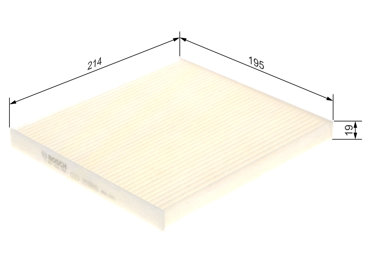 BOSCH 1 987 435 089 - Салонный фильтр