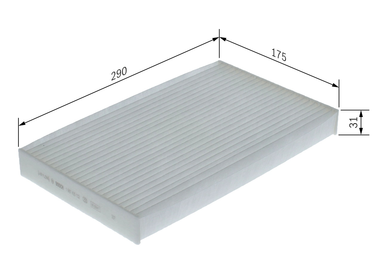BOSCH 1 987 435 132 - Салонный фильтр