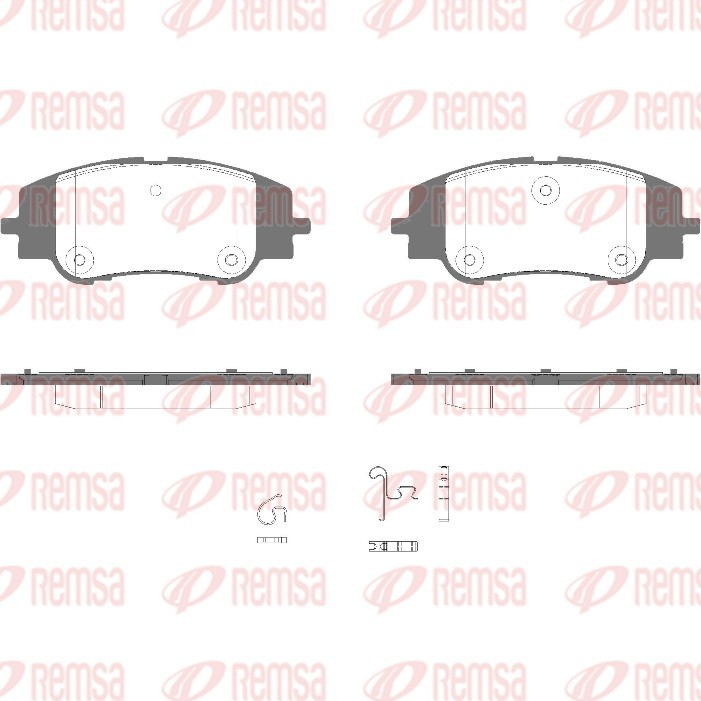 REMSA 1994.00 - Тормозные колодки 