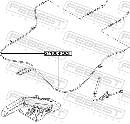Трос ручника