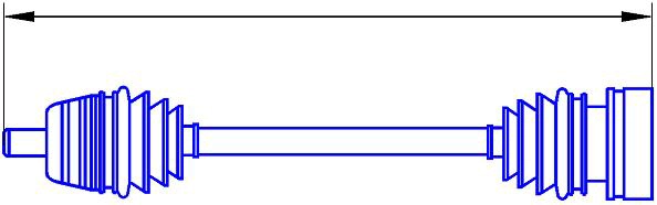 Приводной вал (полуось)