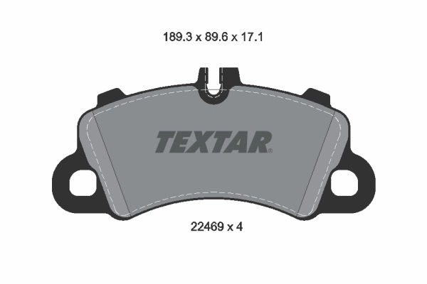 TEXTAR 2246901 - Тормозные колодки 