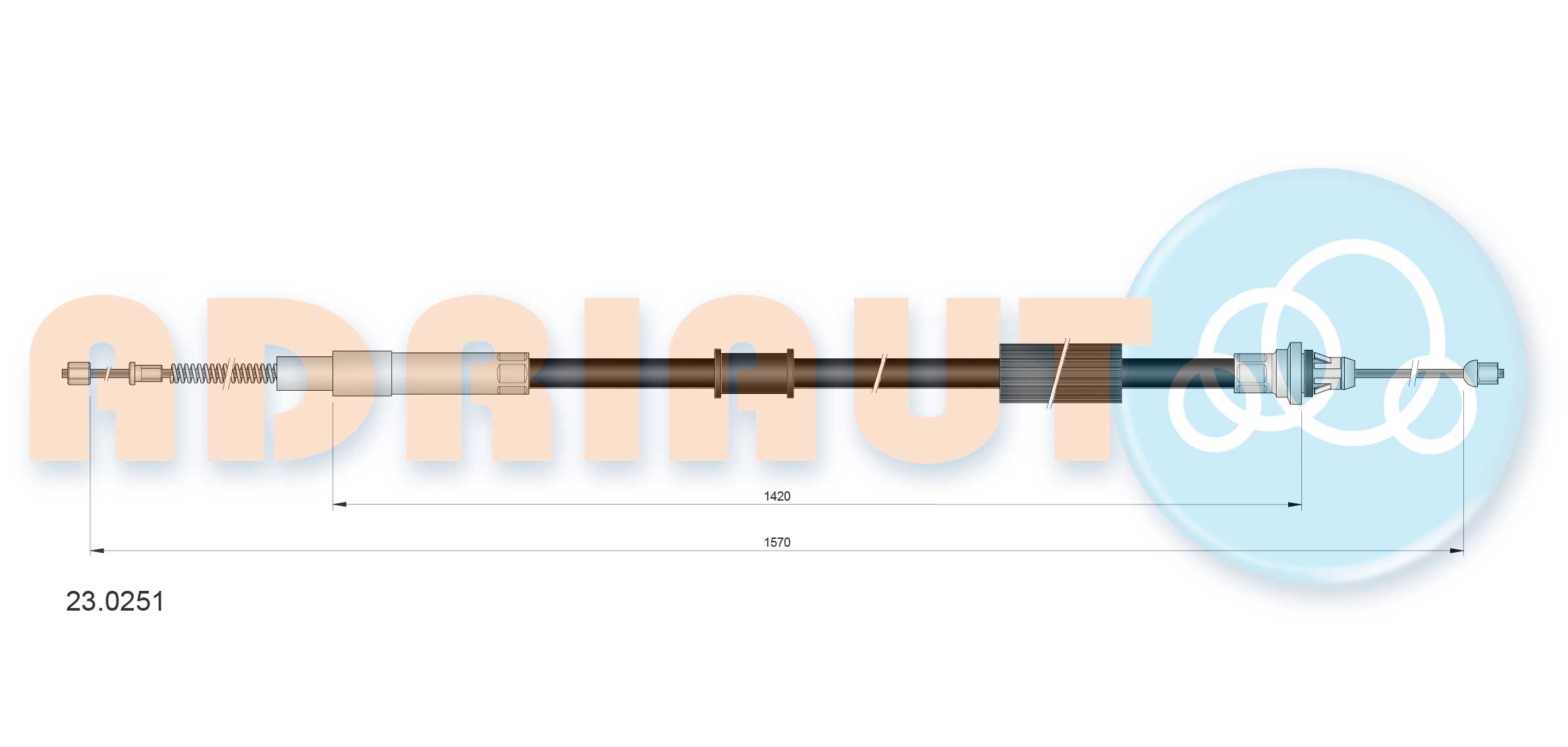 Трос ручника