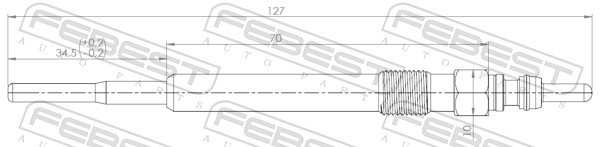 FEBEST 23642-006 - Свечи накала