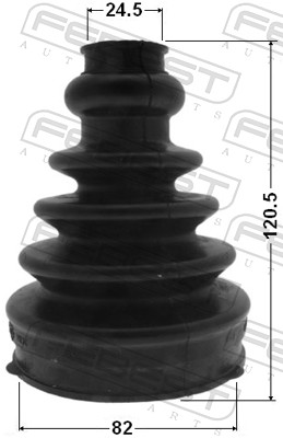 FEBEST 2715-S80RH - Пыльник ШРУСа